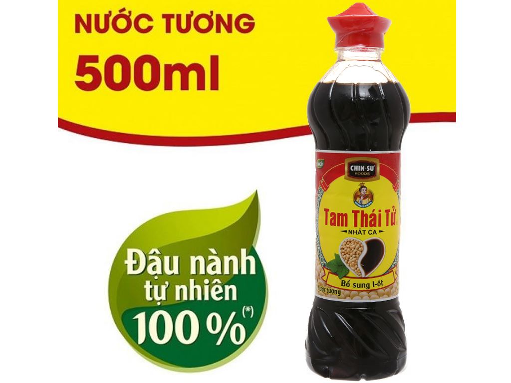 Nước tương Nhất Ca Tam Thái Tử chai 500ml 2