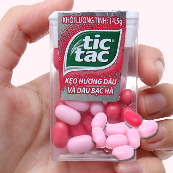 Kẹo Hương Dâu Tic Tac Hộp 14.5G