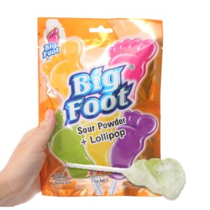 Kẹo que trái cây BigFoot gói 72g