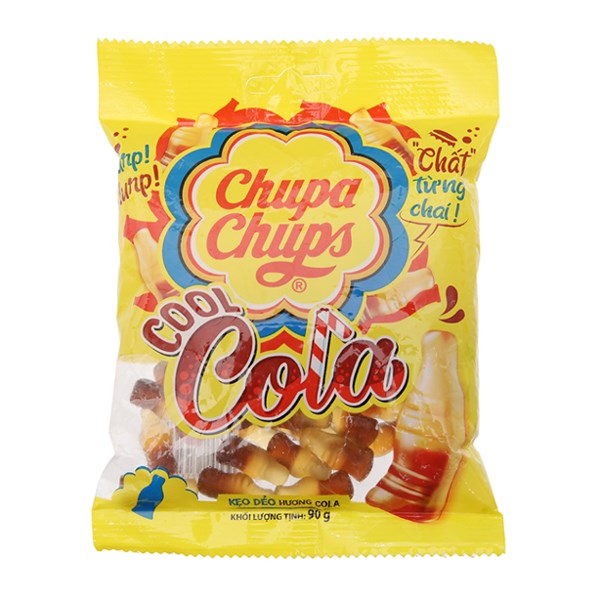 Kẹo dẻo Chupa Chups Cool Cola hương cola gói 90g (từ 3 tuổi) - AVAKids.com