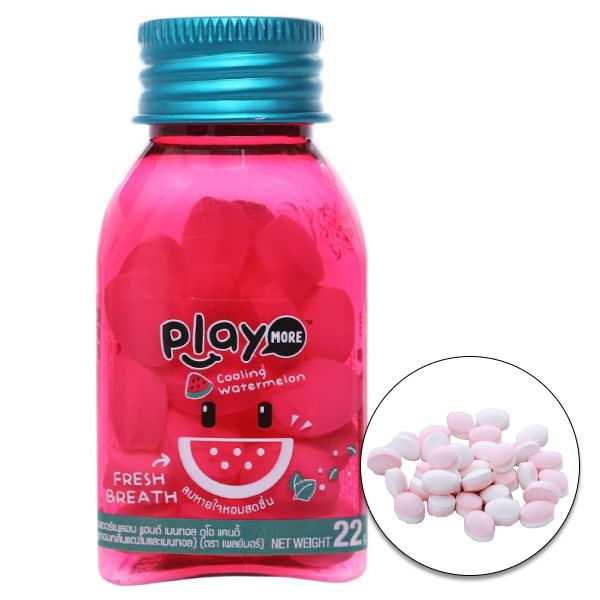 Kẹo the vị dưa hấu Play More 22g