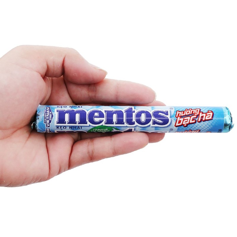 Kẹo mềm Mentos hương bạc hà gói 113.4g (từ 3 tuổi) 4