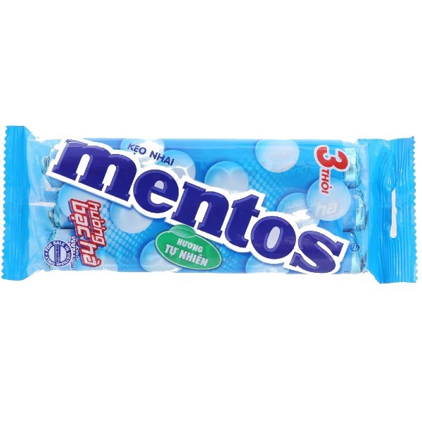 Kẹo Mềm Mentos Hương Bạc Hà Gói 113.4G (Từ 3 Tuổi)