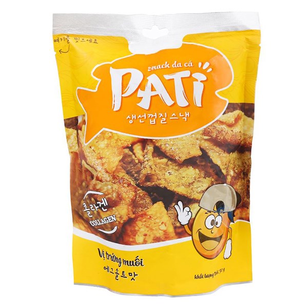 Snack da cá vị trứng muối Pati 50g (từ 2 tuổi) - AVAKids.com