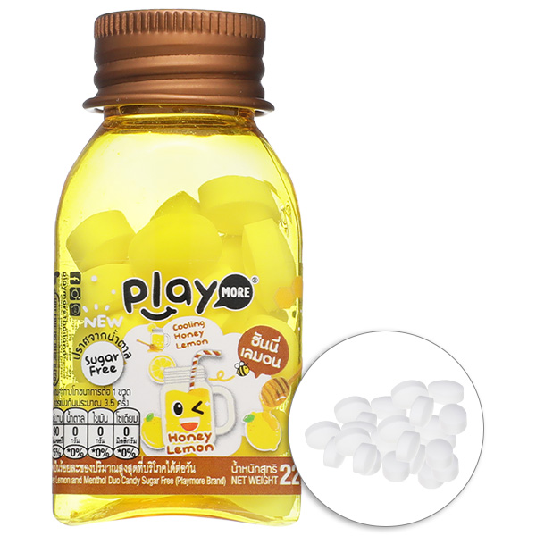 Kẹo the chanh mật ong Play More 22g