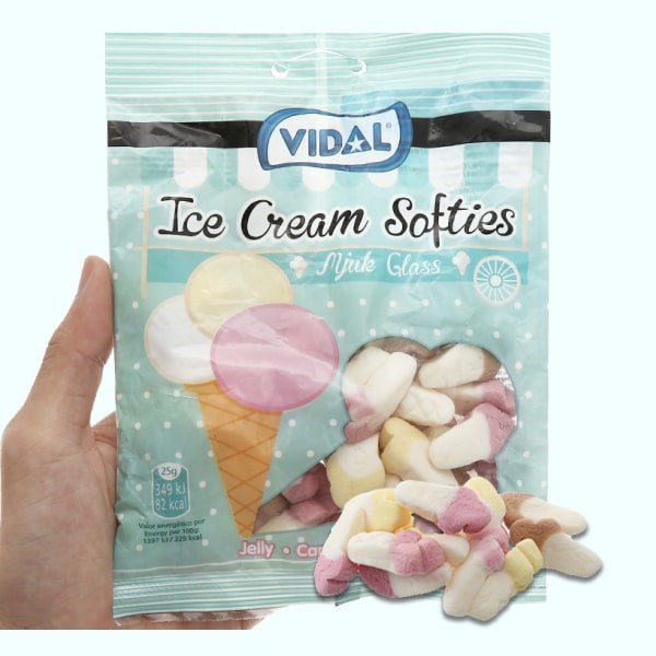 Kẹo dẻo Vidal Bananas hương chuối gói 100g (từ 3 tuổi) - AVAKids.com