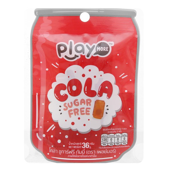 Kẹo dẻo PlayMore hương cola gói 36g - AVAKids.com