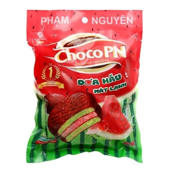Bánh chocopie vị dưa hấu Choco PN gói 12 cái 204g (từ 1 tuổi) - AVAKids.com