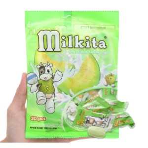 Kẹo sữa vị dưa lưới Milkita gói 84g