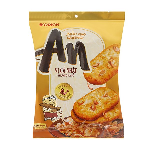 Bánh gạo Orion vị cá nhật thượng hạng gói 117.6g - AVAKids.com