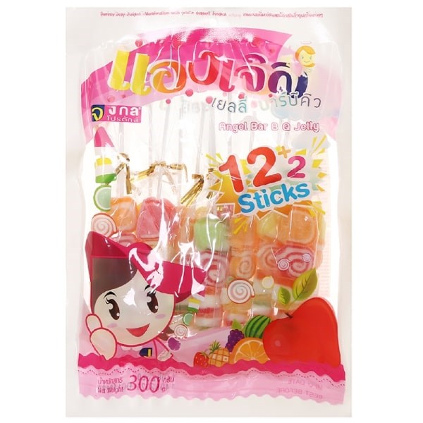 Kẹo dẻo Jongkol hương trái cây gói 300g (từ 3 tuổi) - AVAKids.com