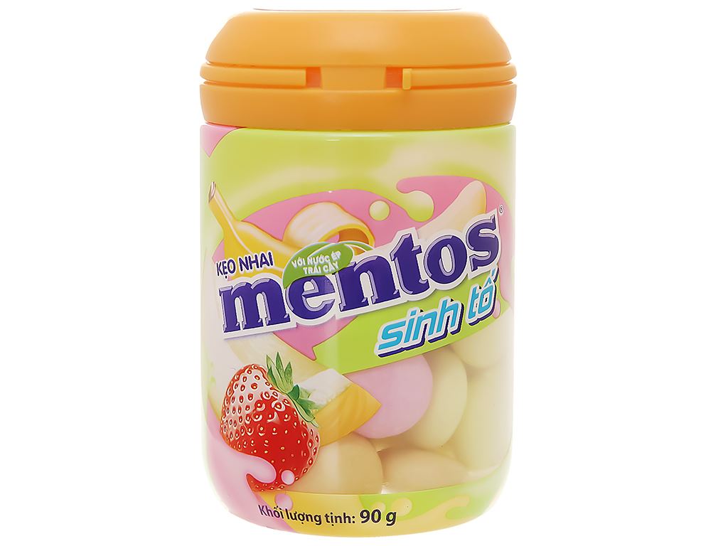 Kẹo nhai vị sinh tố Mentos hộp 90g 1