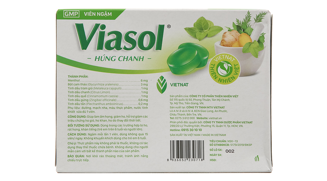 Can Viasol Húng Chanh help relieve throat irritation and reduce coughing?