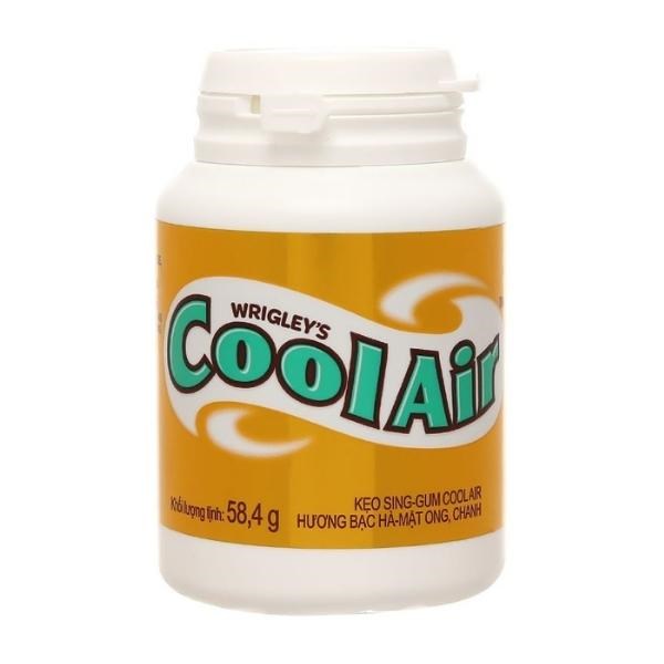 Kẹo singum Cool Air hương bạc hà, mật ong và chanh hũ 58.4g (từ 3 tuổi) - AVAKids.com