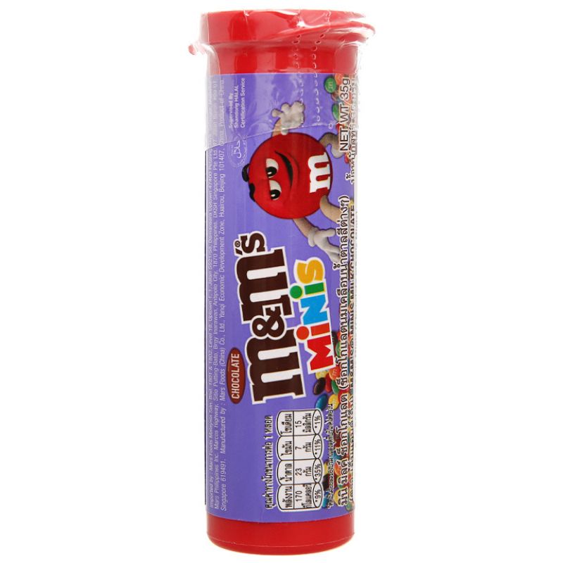 Kẹo socola M&M's Minis ống 35g (từ 3 tuổi)-1