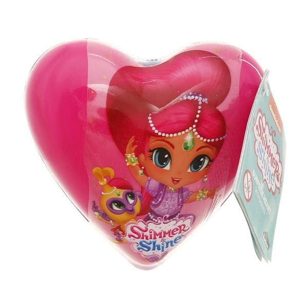 Kẹo Đồ Chơi Trái Tim Relkon Shimmer & Shine Surprise Heart Hương Dâu, Cam Hộp 10G (Từ 3 Tuổi)