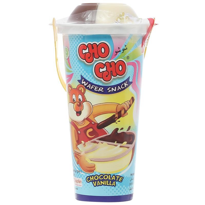 Lốc 10 ly bánh que Chocho vị socola, vani 40g (từ 2 tuổi)