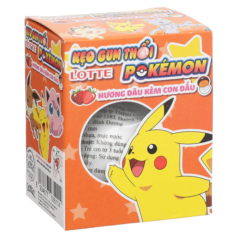 Kẹo đồ chơi Lotte Pokémon (từ 3 tuổi) - Màu ngẫu nhiên