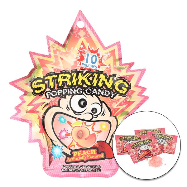 Kẹo nổ Striking hương đào 15g