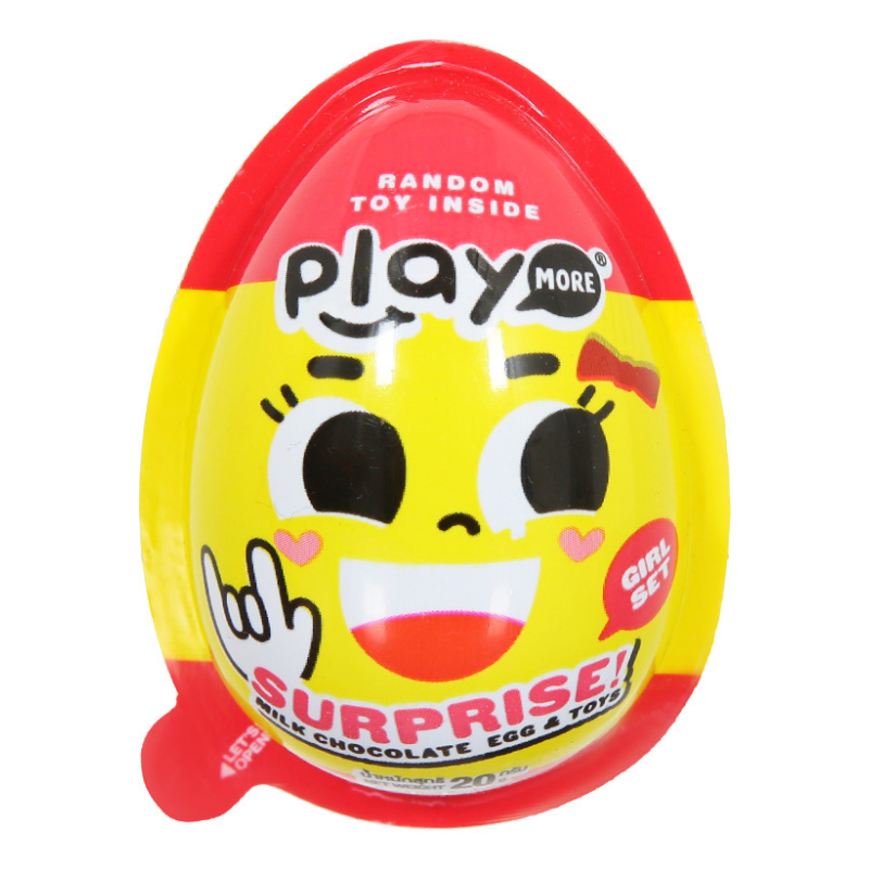 Kẹo đồ chơi trứng PlayMore (từ 3 tuổi) - Màu ngẫu nhiên