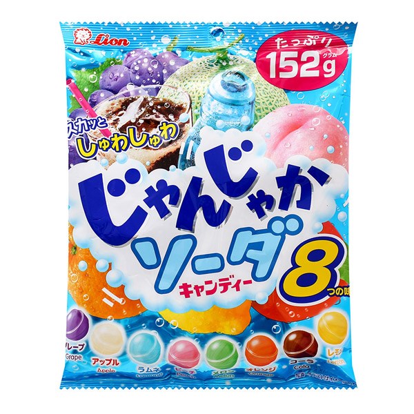Kẹo cứng Lion Soda hương trái cây gói 152g (từ 3 tuổi) - AVAKids.com