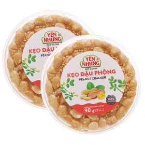 2 hộp kẹo đậu phộng Yến Nhung 90g