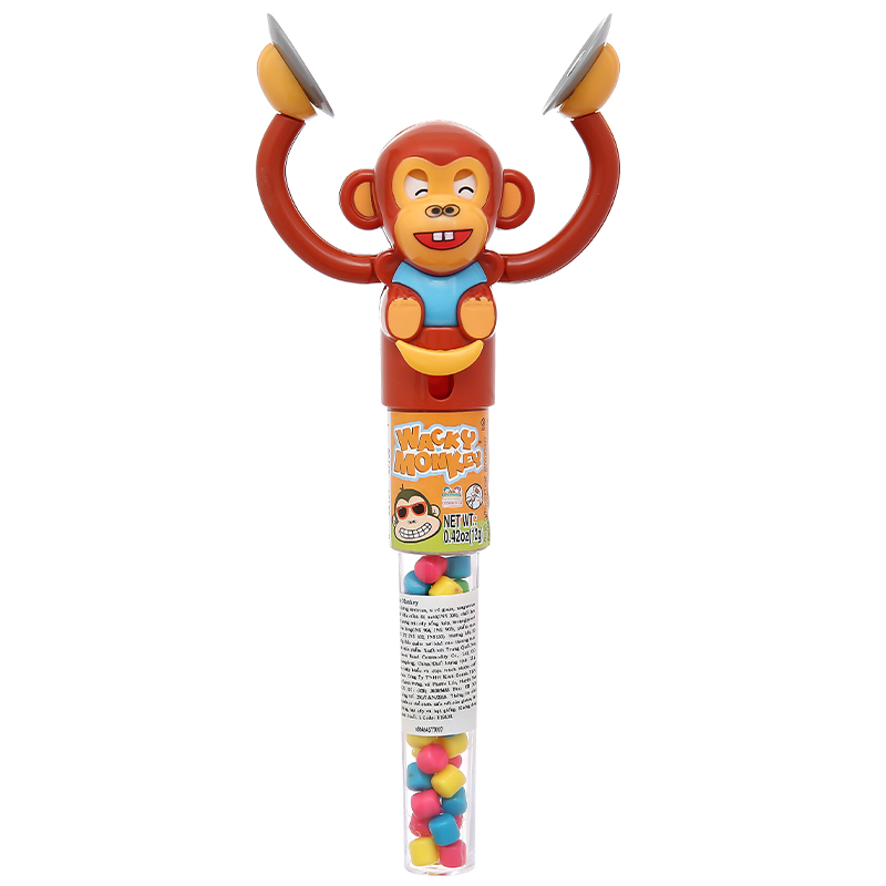 Kẹo đồ chơi khỉ đập niu Kidsmania (từ 3 tuổi) - Màu ngẫu nhiên