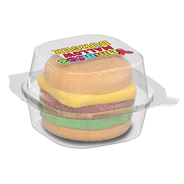 Kẹo Xốp Marshmallow Relkon Burger Yammiez Hương Dâu Hộp 50G (Từ 3 Tuổi)