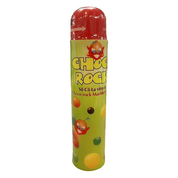 Kẹo Socola Dạng Viên Bi Choco Rock Ống 18G (Từ 3 Tuổi)