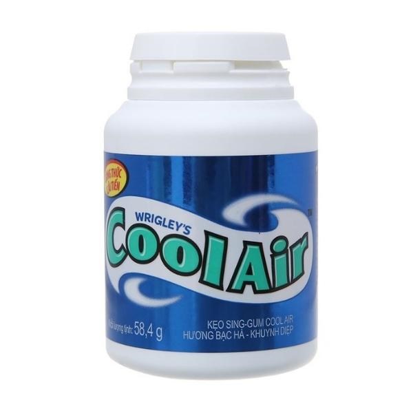 Kẹo singum Cool Air hương bạc hà và khuynh diệp hũ 58.4g (từ 3 tuổi) - AVAKids.com