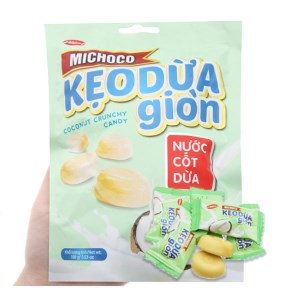 Kẹo dừa giòn nước cốt dừa Bibica Michoco gói 100g
