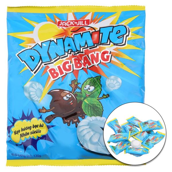Kẹo bạc hà Dynamite Big Bang 120g