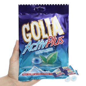 Kẹo Golia ActivPlus nhân syrô thảo dược gói 108.9g