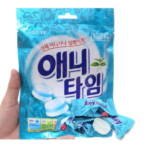 Kẹo ngậm không đường hương bạc hà Anytime gói 60g