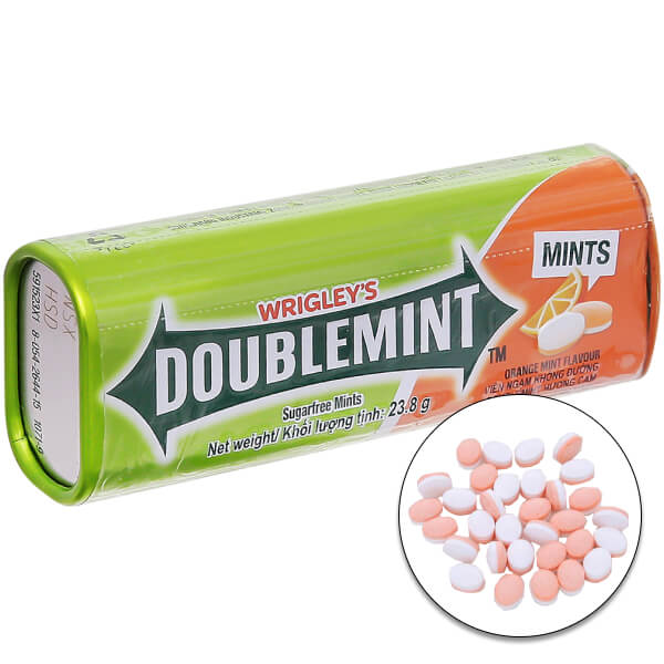 Viên ngậm DoubleMint cam 23.8g