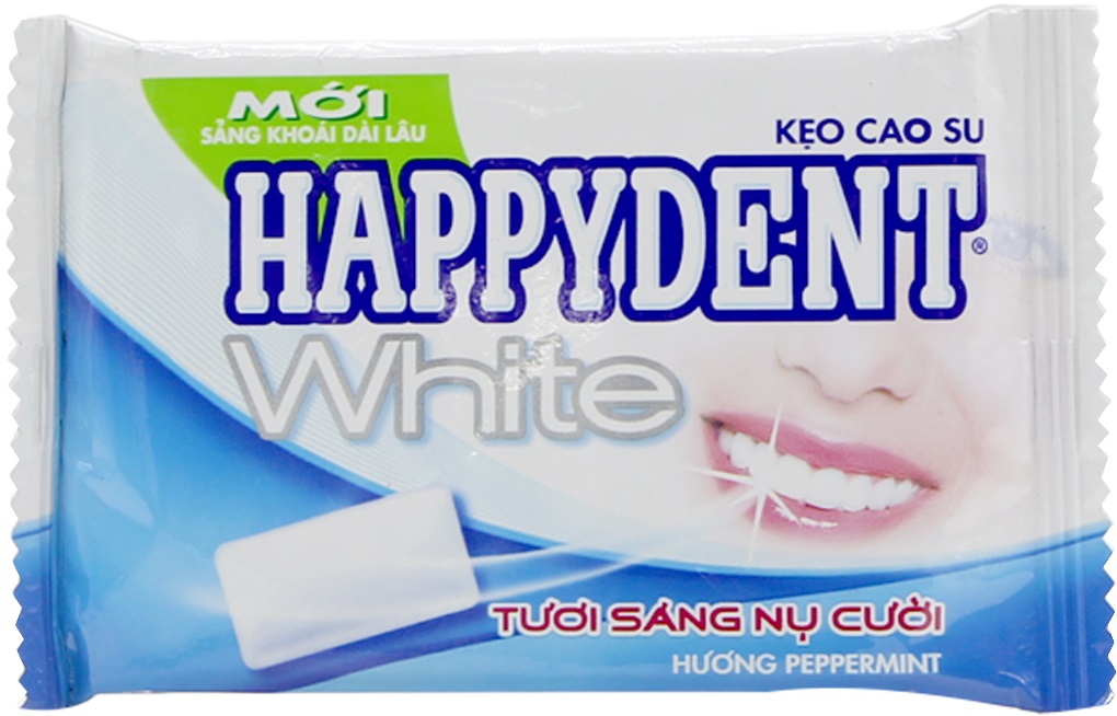 Kẹo cao su Happydent White hương Peppermint vỉ 11.2g