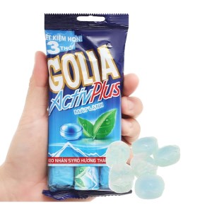 Kẹo Golia ActivPlus nhân syrô thảo dược gói 88.5g