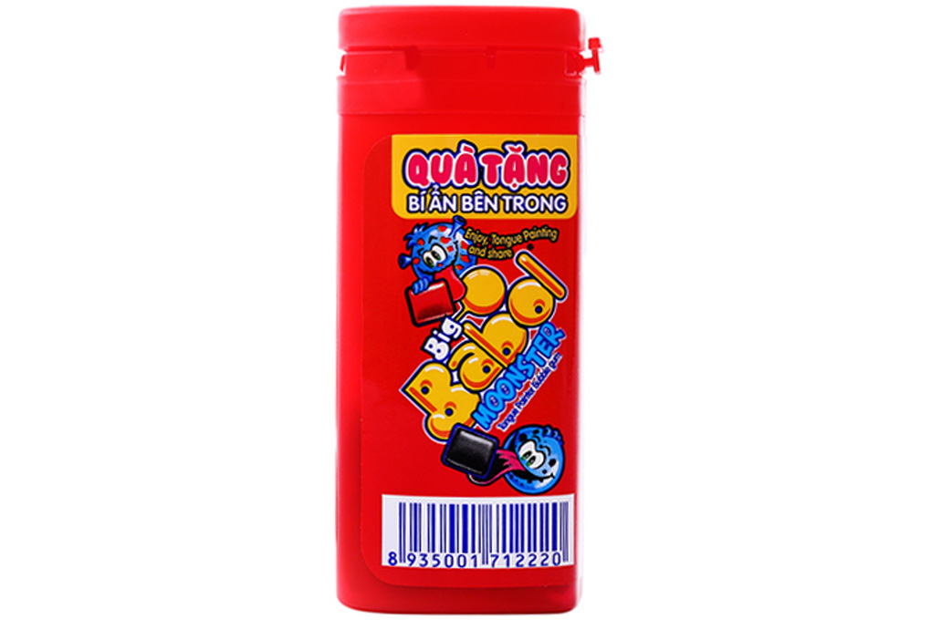 Kẹo cao su thổi tô màu Big Babol hộp 18g