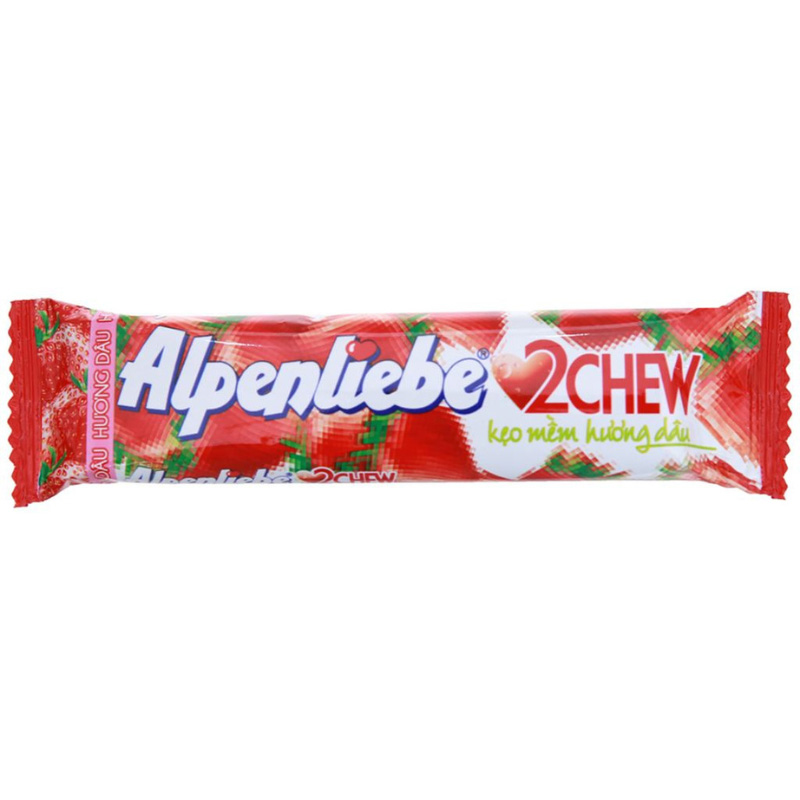 Kẹo mềm Alpenliebe 2Chew hương dâu thanh 24.5g (từ 3 tuổi)-1