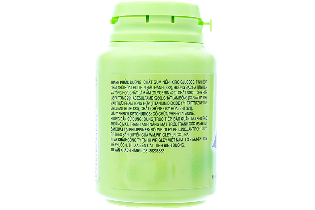 Kẹo cao su Doublemint hương Bạc Hà hũ 58g