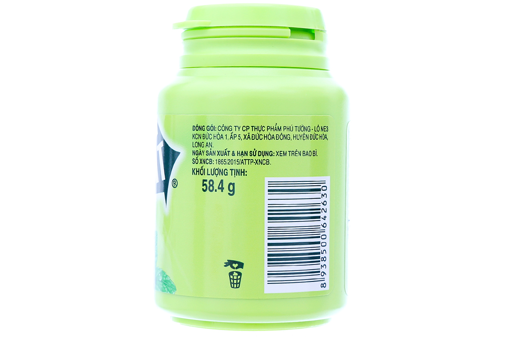 Kẹo cao su Doublemint hương Bạc Hà hũ 58g