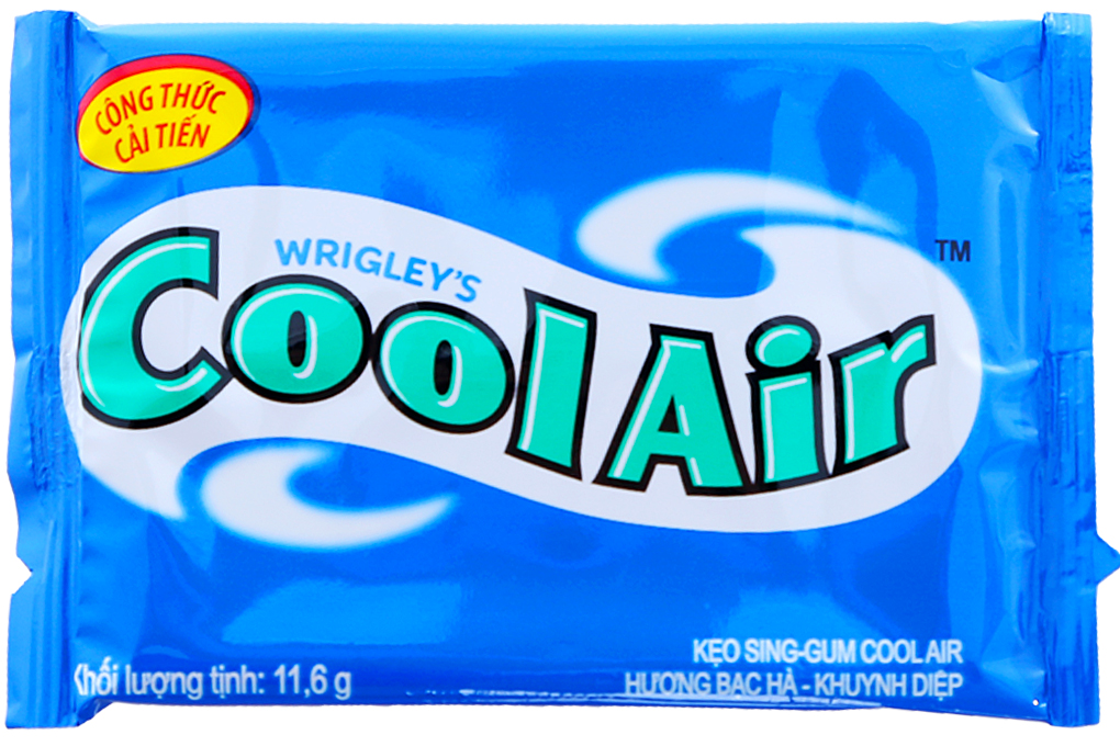 Kẹo cao su Cool Air hương Bạc Hà vỉ 14.6g