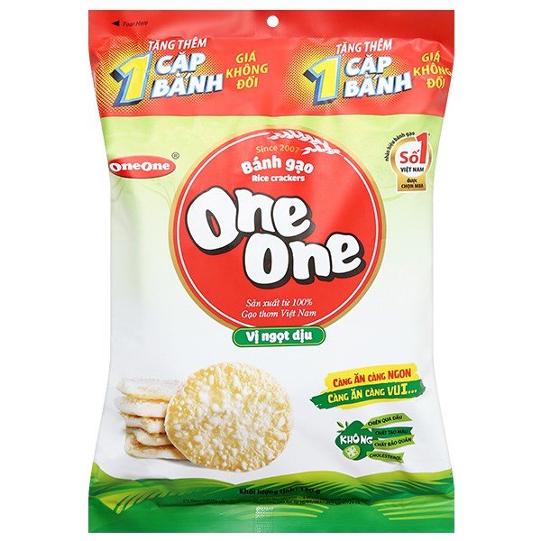 Bánh gạo vị bò nướng One One 150g giá tốt - AVAKids.com