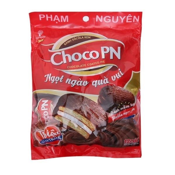 Bánh chocopie vị kem Choco PN gói 12 cái 216g (từ 1 tuổi) - AVAKids.com