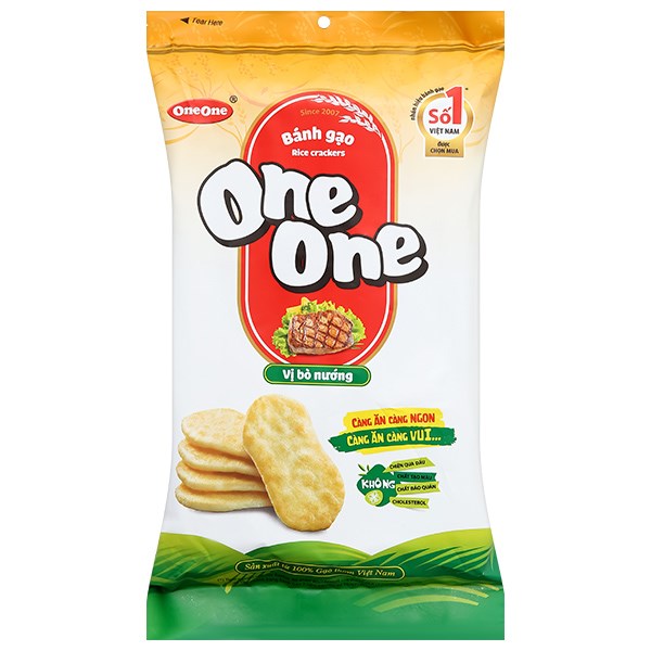 Bánh gạo One One vị tôm nướng gói 150g (từ 8 tháng) 12