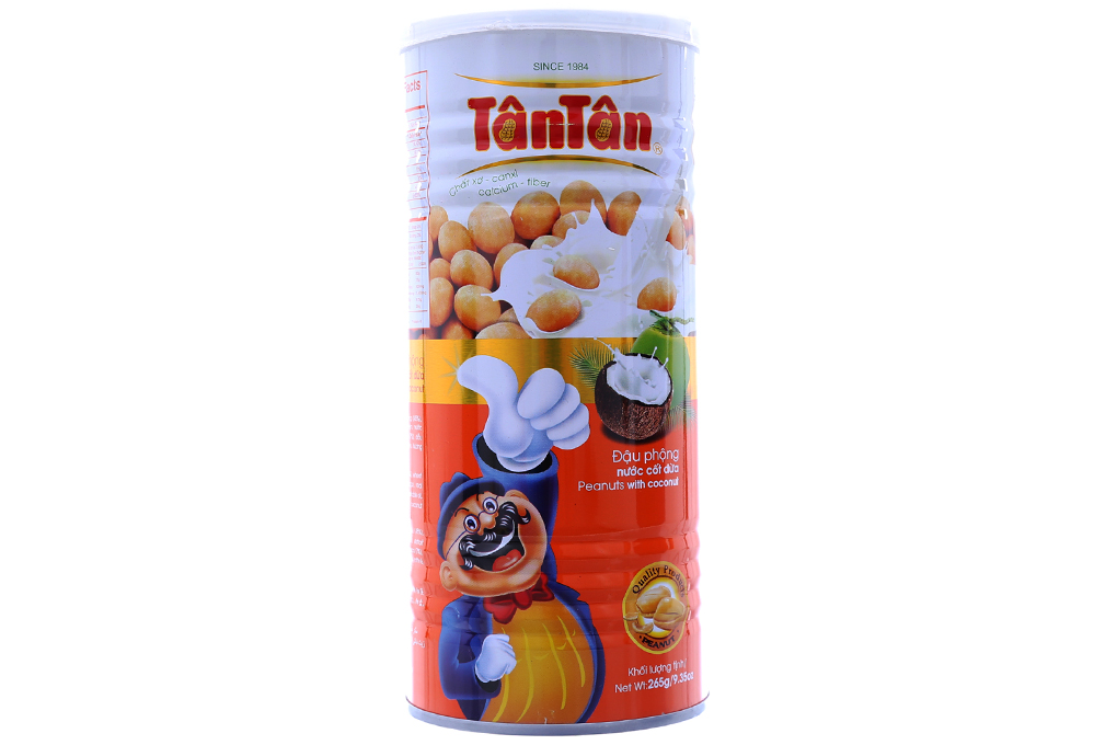 Đậu phộng Tân Tân nước cốt Dừa hộp 265g