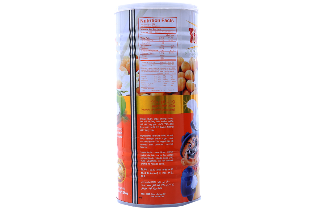 Đậu phộng Tân Tân nước cốt Dừa hộp 265g