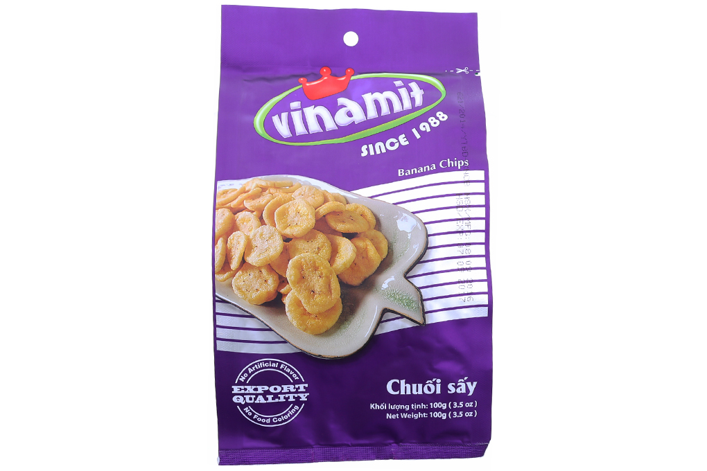 Chuối sấy Vinamit gói 100g