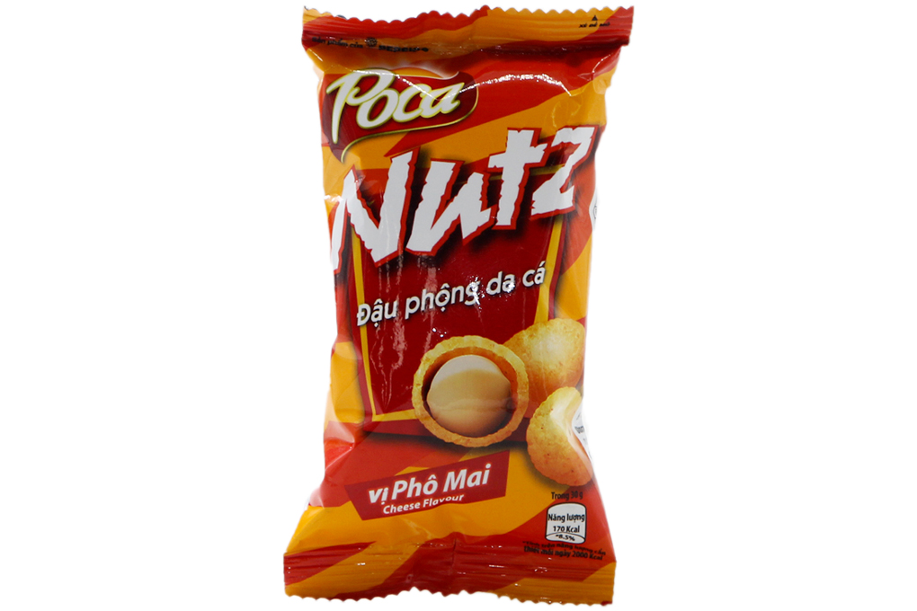 Đậu phộng da cá Poca vị phô mai gói 15g