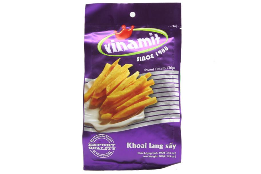 Khoai lang sấy Vinamit gói 100g